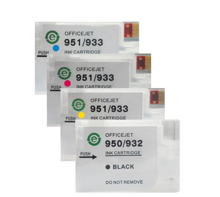 کارتریج قابل شارژ اچ پی 950-951 با چیپ