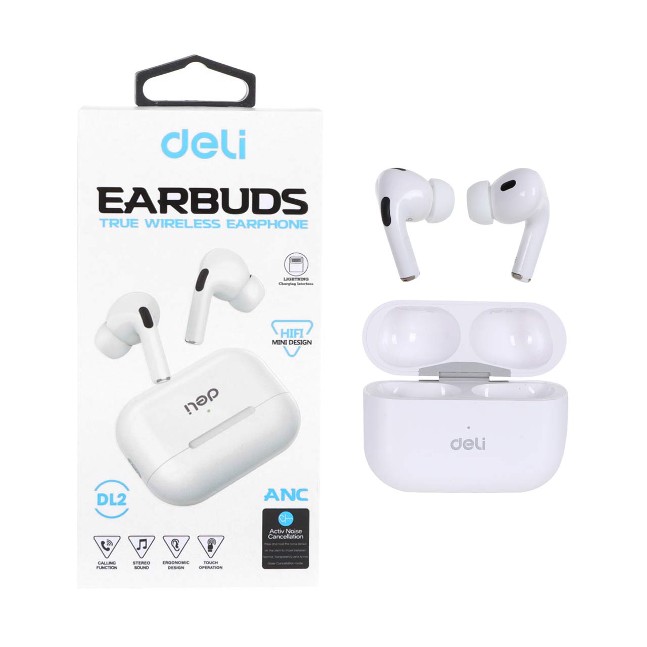 ایرفون بی سیم Deli مدل DL2 ANC