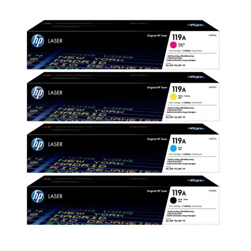 کارتریج HP 119A ست چهاررنگ اچ پی