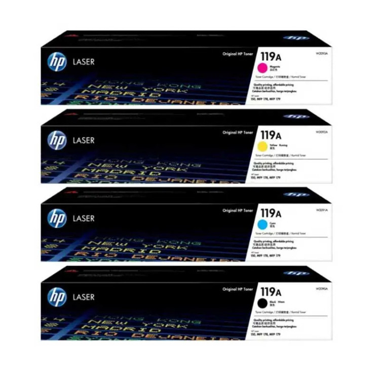 کارتریج HP 119A ست چهاررنگ اچ پی